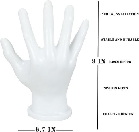 Hand Shaped Basketball Holder Wall Mount Gifts Basketball Room Decor Accessories Art Ball Decor Stand for Basketball, Football, Soccer, Volleyball in Saudi Arabia
