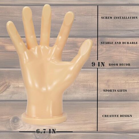 Hand Shaped Basketball Holder Wall Mount Gifts Basketball Room Decor Accessories Art Ball Decor Stand for Basketball, Football, Soccer, Volleyball in Saudi Arabia