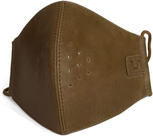 Trip Machine Company Leather Face Mask (Cherry Red) in Saudi Arabia