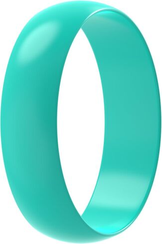 ThunderFit Silicone Wedding Ring for Women - 1 Ring (Rose Gold, 4-4.5 (15.60mm) in Saudi Arabia