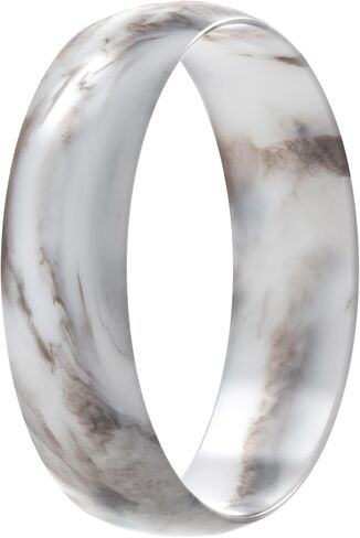 ThunderFit Silicone Wedding Ring for Women - 1 Ring (Rose Gold, 4-4.5 (15.60mm) in Saudi Arabia