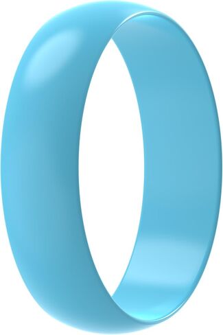 ThunderFit Silicone Wedding Ring for Women - 1 Ring (Rose Gold, 4-4.5 (15.60mm) in Saudi Arabia