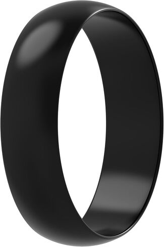 ThunderFit Silicone Wedding Ring for Women - 1 Ring (Rose Gold, 4-4.5 (15.60mm) in Saudi Arabia