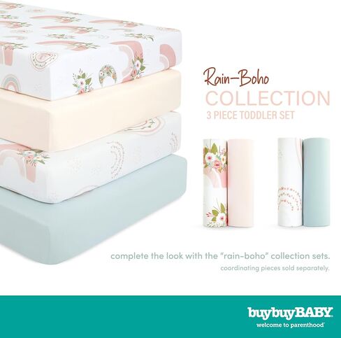 Evolur I Heart You 3 Piece Toddler Bedding Set, Super Soft and Breathable Toddler Bedding, Machine Washable, Includes Fitted Sheet, Comforter and Pillow Case in Saudi Arabia