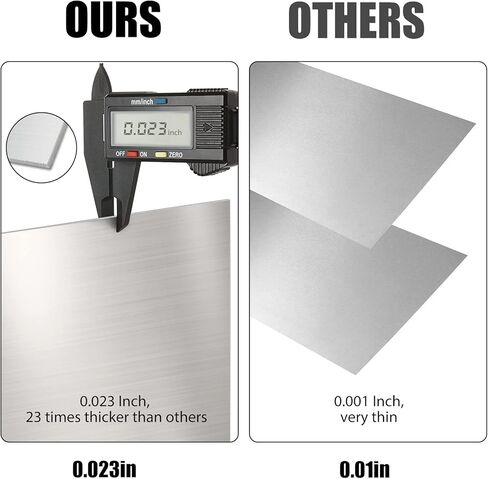 طبقة من الفولاذ المقاوم للصدأ - مخزون من الفولاذ المقاوم للصدأ 316، مقاس 12 بوصة × 6 بوصة × 0.023 بوصة، قطعتان in Kuwait