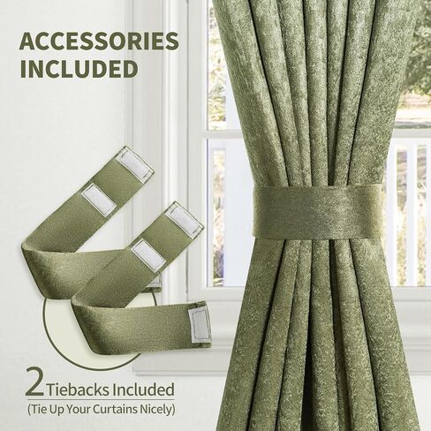 Weenye Drapes for Living Room 96 inch Length 2 Panels in Saudi Arabia