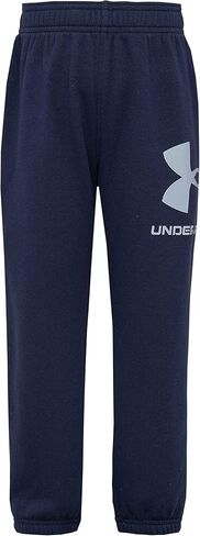 Under Armour Boys' Jogger, Pull on Style, Logo & Printed Designs (US, Numeric, 4, Regular, Cerulean 352 / White) in Saudi Arabia
