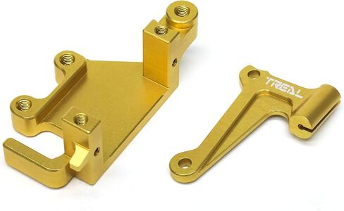 TREAL Promoto-MX Caliper Servo Mount Aluminum 7075 Upgrades for LOSI 1/4 Promoto MX Motorcycle (Black) in Saudi Arabia