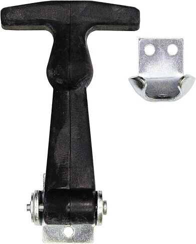 منتجات المشترين WJ201U 4-7/8" غطاء مطاطي سهل الإمساك مع دعامة على شكل حرف U، تثبيت مقاوم للطقس، مشبك على شكل حرف T، مزلاج سحب، إغلاق مرن لغطاء السيارة أو صندوق الأدوات، أسود in Kuwait