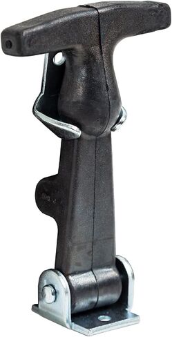منتجات المشترين WJ201U 4-7/8" غطاء مطاطي سهل الإمساك مع دعامة على شكل حرف U، تثبيت مقاوم للطقس، مشبك على شكل حرف T، مزلاج سحب، إغلاق مرن لغطاء السيارة أو صندوق الأدوات، أسود in Kuwait