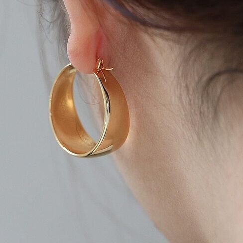 LKingel Gold Chunky Geometric Statement Earrings for Women Gold Hollow Tube Earrings Long Link Dangle Earrings Jewelry Gifts for Women in Kuwait