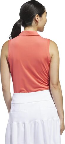 adidas womens Women's Ultimate365 Solid Sleeveless Polo Shirt Golf Shirt in Saudi Arabia