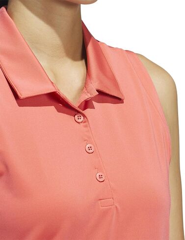 adidas womens Women's Ultimate365 Solid Sleeveless Polo Shirt Golf Shirt in Saudi Arabia