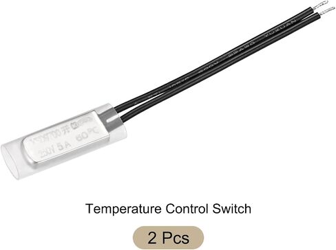 KSD9700 NO 50C Temperature Control Switch Thermostat Thermal Protector Switch - Normally Open/250V 5A/Metal/2Pcs in Saudi Arabia