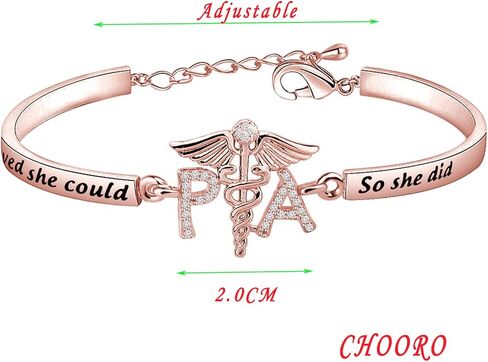 CHOORO Physician Assistant Graduation Gift Physicians Assistant Bracelet She Believed She Could So She Did Bracelet PA Student Gift in Kuwait