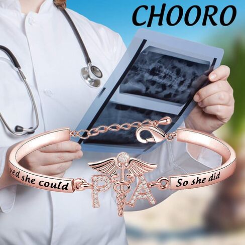 CHOORO Physician Assistant Graduation Gift Physicians Assistant Bracelet She Believed She Could So She Did Bracelet PA Student Gift in Kuwait