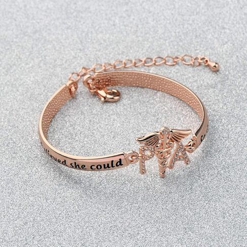 CHOORO Physician Assistant Graduation Gift Physicians Assistant Bracelet She Believed She Could So She Did Bracelet PA Student Gift in Kuwait