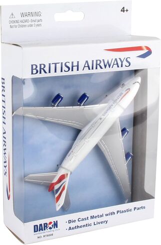 Daron Worldwide Trading RT6008 British Airways A380 Single Plane, White in Saudi Arabia
