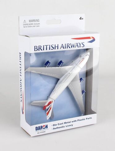 Daron Worldwide Trading RT6008 British Airways A380 Single Plane, White in Saudi Arabia