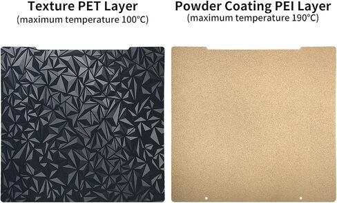 MK3S MK3S+ MK52 3D Printer Platforms Newest Upgrade Accessories: 253.8 x 241MM Texture PEI Coating - Special Colorful and Shiny PEY Film Spring Steel Plate for Prussa i3 MK2.5S MK3 BCZAMD in Saudi Arabia