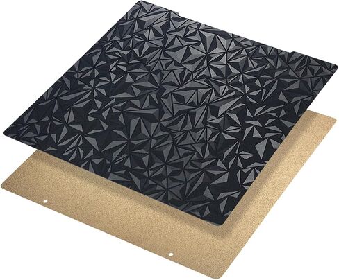 MK3S MK3S+ MK52 3D Printer Platforms Newest Upgrade Accessories: 253.8 x 241MM Texture PEI Coating - Special Colorful and Shiny PEY Film Spring Steel Plate for Prussa i3 MK2.5S MK3 BCZAMD in Saudi Arabia
