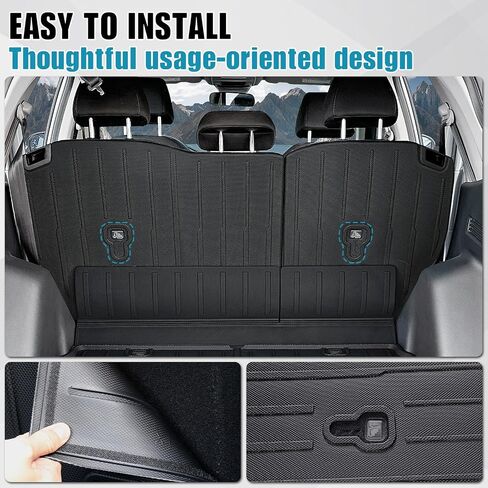 JOULARISE Backrest Mats for 2023 2024 Honda CRV Accessories Include Hybrid, All Weather Seat Back Protectors for CRV Accessories in Saudi Arabia