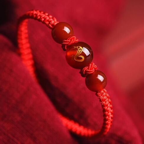 2024 New Year of Dragon Red String Bracelet, Adjustable Zodiac Dragon Charm Bracelet Chinese Animal Good Luck Bracelet Feng Shui Red Rope Bracelet Jewelry Gifts for Women Men in Kuwait