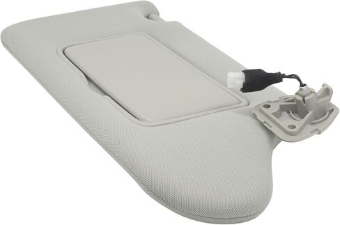 Driver Left & Passenger Right Side Sun Visor Replacement Compatible with Nissan Altima 2013 2014 2015 2016 2017 2018 with Light Switch 96401-3TA2A Color Beige in Kuwait