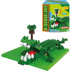 Dolphin from Deluxebase. Sealife Themed 3D Mini Blocks Building Toys, Easy to Use Mini Bricks Dolphin Puzzle. Great Animal Toys, Educational Toys and Kids Party Favors.