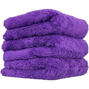 Chemical Guys MIC35003 Happy Ending Edgeless Microfiber Towel, Blue (16 in. x 16 in.) (Pack of 3)