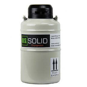 U.S.SOLID 30L Cryogenic Container Liquid Nitrogen LN2 Tank Dewar with Straps 6 Canisters
