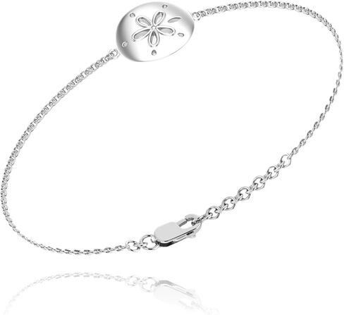 غرامة سوار هدية للنساء 925 الفضة الاسترليني البحر الرمال الدولار سحر أساور الزهور زهرة نجم البحر قلادة المجوهرات in Kuwait