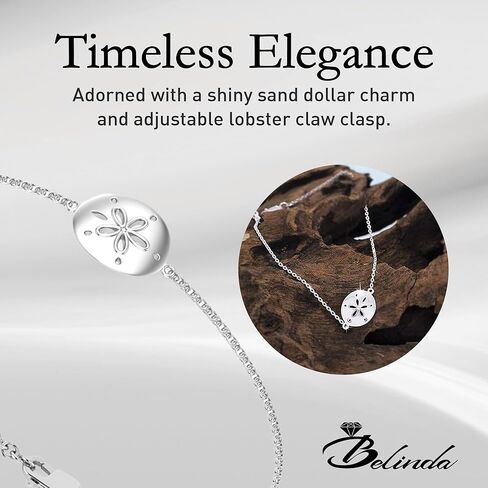 غرامة سوار هدية للنساء 925 الفضة الاسترليني البحر الرمال الدولار سحر أساور الزهور زهرة نجم البحر قلادة المجوهرات in Kuwait