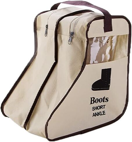 WITERY Boots Shoe Bag Travel Organizer Storage Cube-Portable Waterproof Shoe Bags Organizer Dust Cover Protector Bag Under Bed Wardrobe Organizer in Kuwait