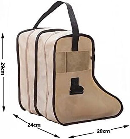 WITERY Boots Shoe Bag Travel Organizer Storage Cube-Portable Waterproof Shoe Bags Organizer Dust Cover Protector Bag Under Bed Wardrobe Organizer in Kuwait