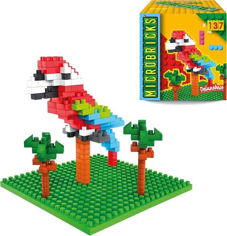 Dolphin from Deluxebase. Sealife Themed 3D Mini Blocks Building Toys, Easy to Use Mini Bricks Dolphin Puzzle. Great Animal Toys, Educational Toys and Kids Party Favors. in Saudi Arabia