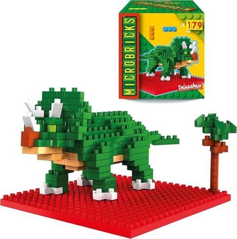 Dolphin from Deluxebase. Sealife Themed 3D Mini Blocks Building Toys, Easy to Use Mini Bricks Dolphin Puzzle. Great Animal Toys, Educational Toys and Kids Party Favors. in Saudi Arabia
