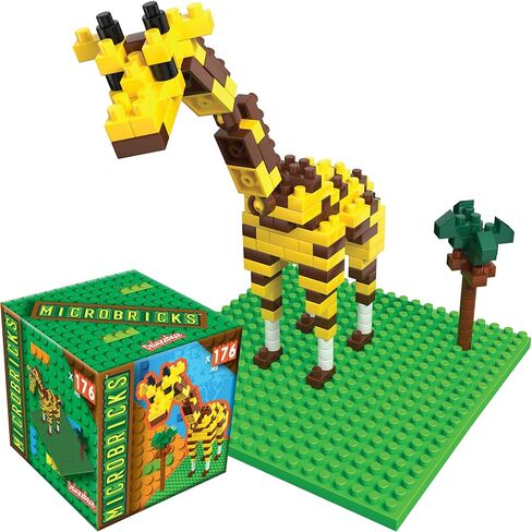 Dolphin from Deluxebase. Sealife Themed 3D Mini Blocks Building Toys, Easy to Use Mini Bricks Dolphin Puzzle. Great Animal Toys, Educational Toys and Kids Party Favors. in Saudi Arabia