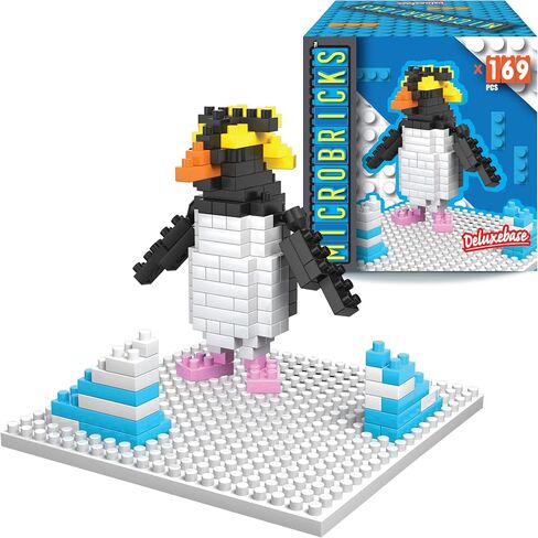 Dolphin from Deluxebase. Sealife Themed 3D Mini Blocks Building Toys, Easy to Use Mini Bricks Dolphin Puzzle. Great Animal Toys, Educational Toys and Kids Party Favors. in Saudi Arabia
