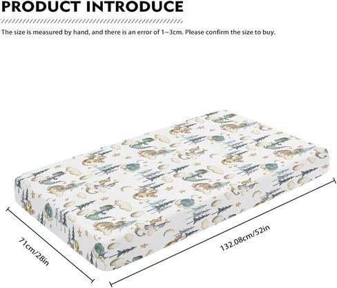 Cowboys Horse Western Fitted Crib Sheet Vintage West Desert Standard Crib Mattress Fitted Sheet American Wild Toddler Bed Mattress Sheets Crib Mattress Sheet 28"x52" in Saudi Arabia