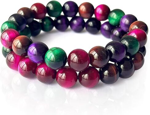 Ruishupin Natural crystal bracelet,South Red Bracelet 12mm bead silver accessories bracelet for women, Jewelry Healing Bracelets Bring Luck and happyness Prosperity. a blessing gift in Kuwait