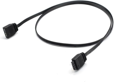 كابل تمديد مقسم Gavemi ARGB 3 دبوس مقسم RGB قابل للعنونة من 1 إلى 4 لتوسيع مراوح الكمبيوتر PC ARGB وسلسلة ARGB LED الأخرى، عبوتان 13 بوصة (BQ-ARGB-3P05) in Kuwait
