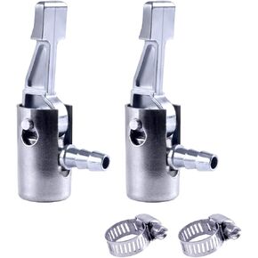 All Metal Lock On Air Chuck Tire Inflator Hose Nozzle Adapter, 8mm Locking Tire Air Chuck Quick Connect&Release, No Air Leakage Tire Inflate Hose End for Portable Tire Pump/Air Compressor