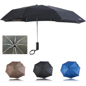 Coopola Amplify Tail Umbrella - 49-Inch Arc Large Umbrella, Auto Open and Close Button UV Umbrella with UPF 50+ Fabric, 0.92 lbs Lightweight Folding Umbrella, Compact Umbrella with Extended Frame