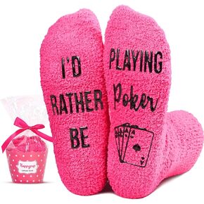HAPPYPOP Funny Theatre Gifts for Theater Lover, Drama Gifts for Actors Broadway Musical Gifts, Theater Socks Dark Pink