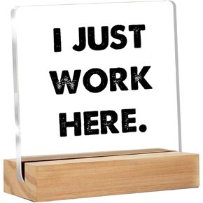 Sanctuary Office Desk Sign Decor - Sanctuary Definition Clear Desk Decorative Sign Home Living Room Office Desk Decor (4 x 4 Inches)