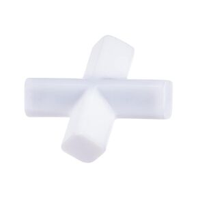 YOKIVE 1 Pcs Magnetic Stir Bar, PTFE Coated Cross Type Stirrer | Great for Lab Liquid Solution Stirring Mixing Spinning(White, 1.18-Inch)