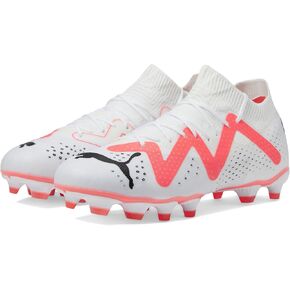 PUMA Future Match Firm Ground/Artificial Ground Puma White/Puma Black/Fire Orchid 7 B (M)