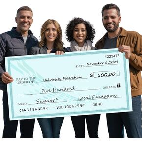 شيك كبير مستدام - شيك كبير مقاس 76.2 سم × 40.64 سم قابل لإعادة الاستخدام، شيك كبير، شيكات كبيرة قابلة لإعادة الاستخدام، لوحة مسح جاف للعروض التقديمية، فحص عرض جامبو مضحك ومضحك، واقعي للأوقاف والتبرعات in Kuwait