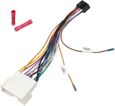 Jayubien Radio Wiring Harness with RCA Adapters for Hyundai Elantra Sonata Tucson Accent Kia 16Pin ISO Android Stereo Connector to 38/35 Pin Car Radio Connector Plug in Kuwait